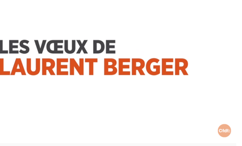[Vidéo] Laurent BERGER vous présente ses vœux