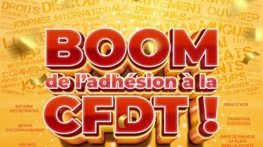 Boom de l'adhésion à la CFDT