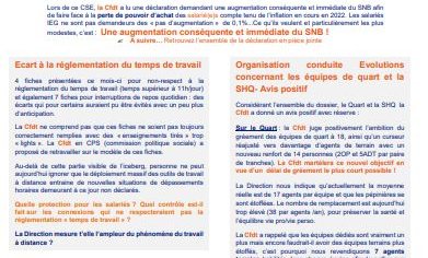 Compte Rendu CSE du 31 Mars 2022