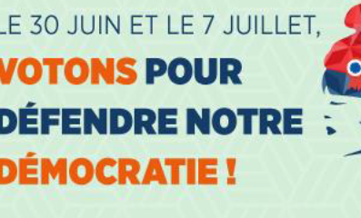 Votons pour défendre notre DEMOCRATIE !