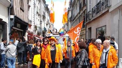 La CFDT présente à la marche des fiertés de Tours - 25 mai 2013