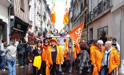 La CFDT présente à la marche des fiertés de Tours - 25 mai 2013