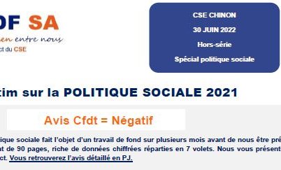 Hors série Spécial Politique Sociale (CSE)