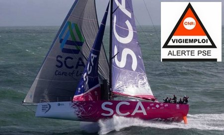 SCA remporte la 8ème étape de la Volvo Ocean Race. La CFDT lui lance un défi (...)