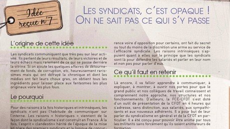 Idée reçue N°7 : Les syndicats, c'est opaque ! On ne sait pas ce qui (…)