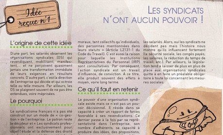 Idée reçue N°1 : Les syndicats n'ont aucun pouvoir !