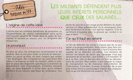 Idée reçue N°11 : Les militants défendent plus leurs intérêts personnels que (...)