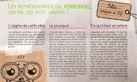 Idée reçue N°12 : Les représentants du personnel, on ne les voit jamais (...)