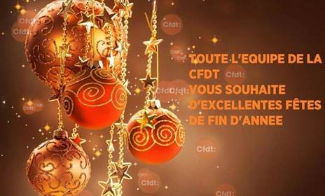 Le syndicat vous souhaite de bonnes fêtes de fin d'année