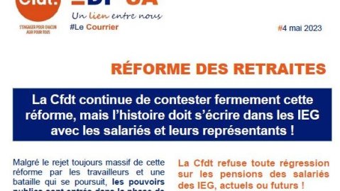 Réforme des retraites : l'histoire ne peut pas s'écrire dans les (…)