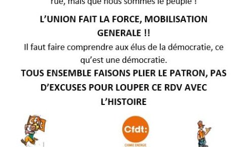 ALPLA : Mobilisation Générale !
