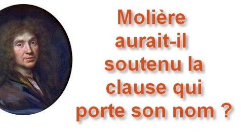 Combattons la « clause Molière » !