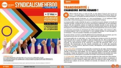 SYNDICALISME HEBDO Numérique du 11 MAI N°1001