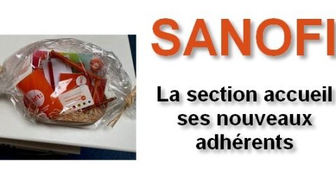 La CFDT Sanofi Amilly accueil ses nouveaux adhérents