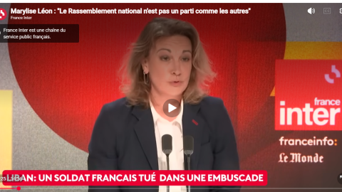 Marylise LEON sur France Inter : "le RN un parti pas comme les autres"