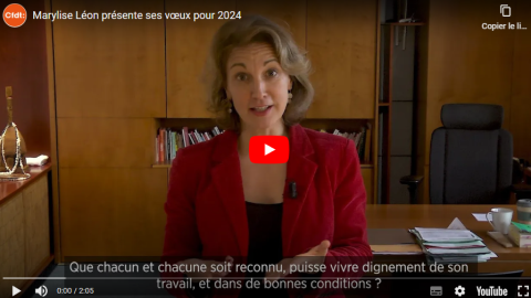 Marylise LEON présente ses voeux