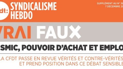 Vrai-faux : Smic, pouvoir d'achat et emploi