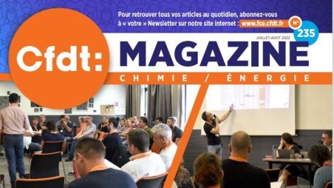 CFDT magazine Chimie Energie n°235 Juillet Aout