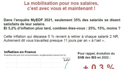 La mobilisation pour nos salaires, c'est avec vous et maintenant !