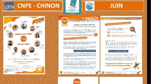 CFDT 4.0 : La section du CNPE Chinon passe au numérique pour son affichage