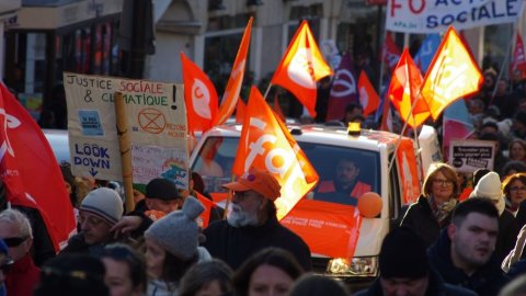 Manifestation du 7 Février contre la réforme des retraites