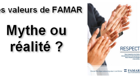 Les valeurs de Famar : N°1 le respect...