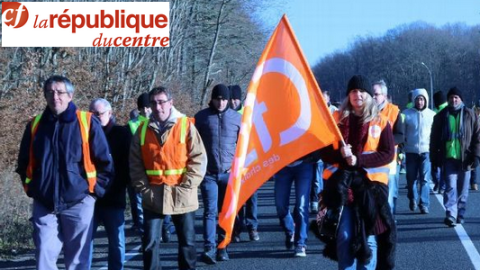 Troisième jour de grève chez SCA Tissue France à Arrabloy