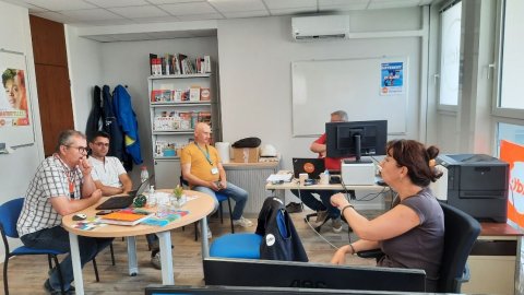 Accueil de deux représentants du secteur PARC DPN