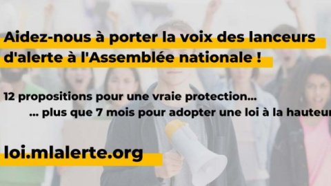 Loi « lanceurs d'alerte » : 29 organisations lancent un appel à la (…)
