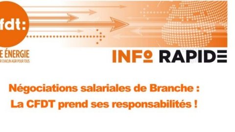 La CFDT négocie seule ...