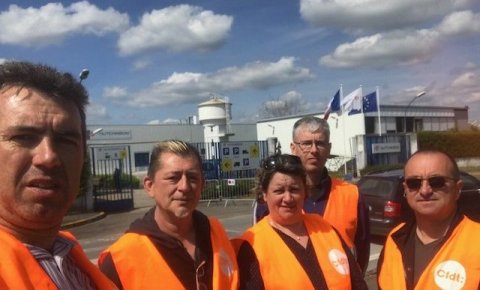 La CFDT s'implante sur le site Hutchinson de Châteaudun