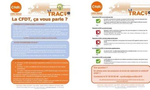 La CFDT se présente au salarié(e)s de Cosbionat