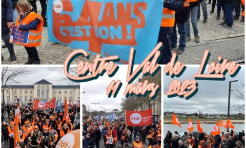 11 mars : le syndicat dans les rues de la région