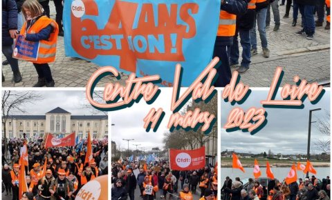 11 mars : le syndicat dans les rues de la région