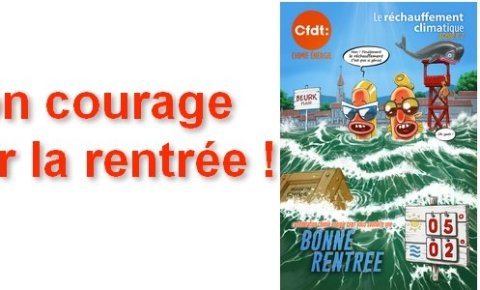 La CFDT vous souhaite une bonne rentrée !