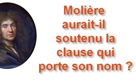Combattons la « clause Molière » !