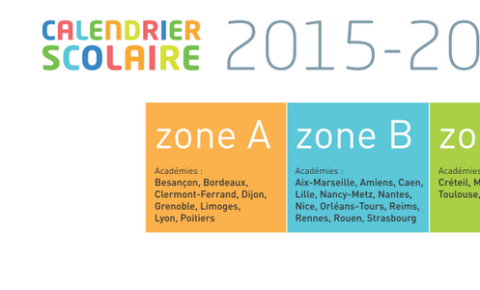 Nouveaux calendriers scolaire 2015 - 2018