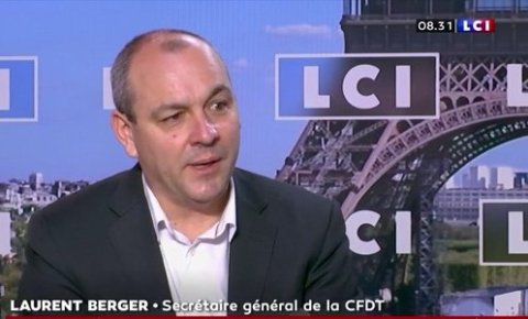 [Vidéo] : Laurent Berger, invité de LCI : Il ne doit pas y avoir de baisse (...)