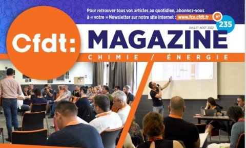 CFDT magazine Chimie Energie n°235 Juillet Aout