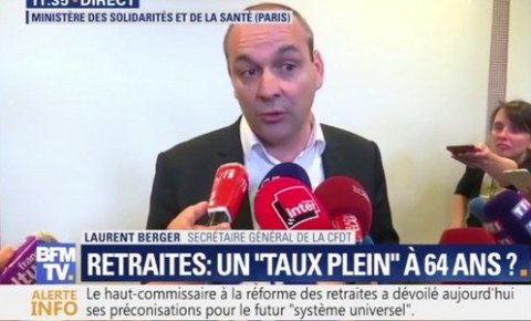 [Vidéo] Rapport sur les retraites : la réaction de Laurent Berger