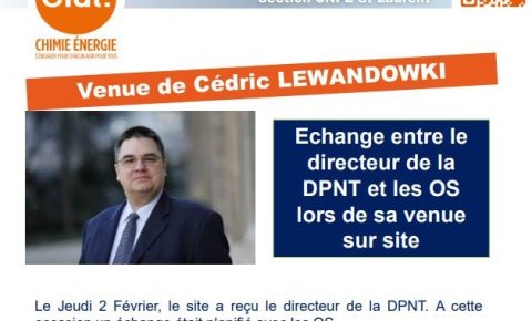 Rencontre avec le directeur dela DPNT