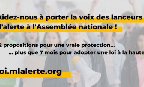 Loi « lanceurs d'alerte » : 29 organisations lancent un appel à la (...)
