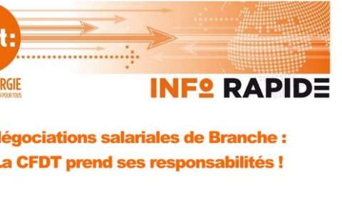 La CFDT négocie seule ...