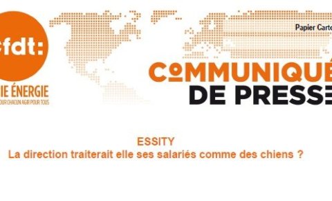 [Communiqué de Presse] Essity : la direction traiterait elle ses salariés&nbsp;(…)