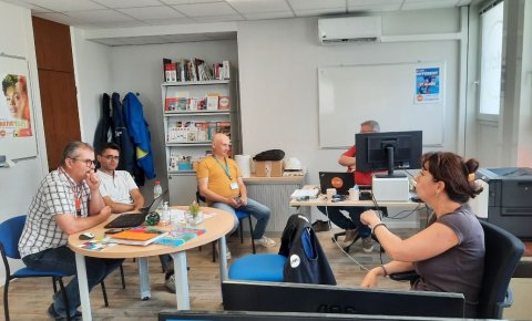 Accueil de deux représentants du secteur PARC DPN