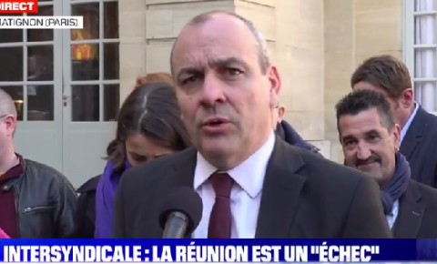 Laurent BERGER : "La réunion est un ECHEC"