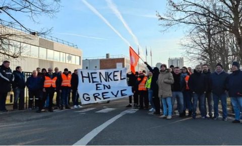 Grève : le site Henkel d'Epernon à l'arrêt