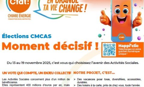 élection CMCAS : Moment décisif !