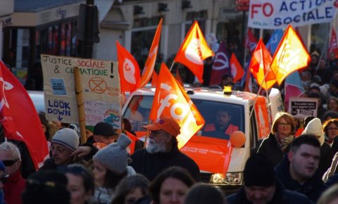 Manifestation du 7 Février contre la réforme des retraites