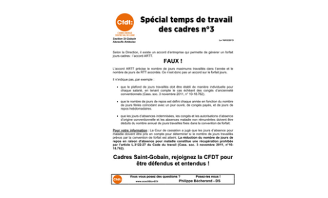 Saint Gobain : Le plus simple quand on a tort, c'est de dire qu'on (...)